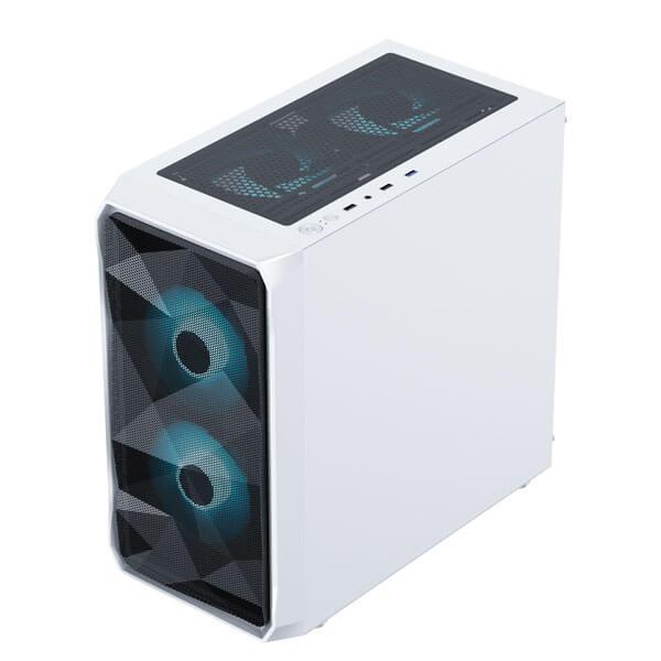 Ant Esports ICE-100 Air Mini Mesh (M-ATX) Mini Tower Cabinet (White)