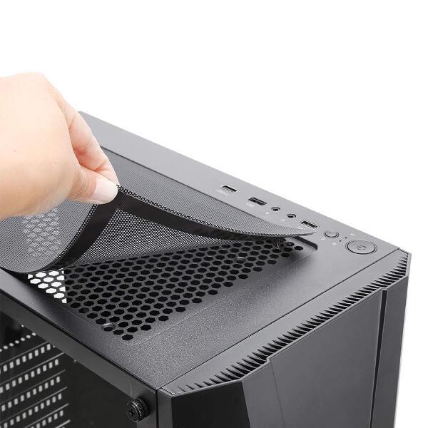 Ant Esports ICE-211TG ARGB Cabinet (Black)