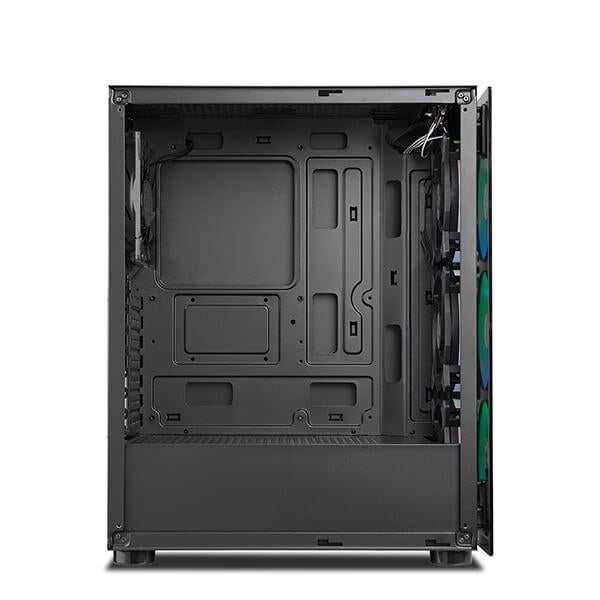 Ant Esports ICE-311GT RGB (ATX) Mid Tower Cabinet (Black)