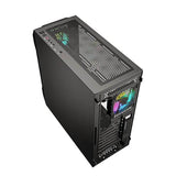Ant Esports ICE-410TG ARGB (E-ATX) Mid Tower Cabinet (Black)