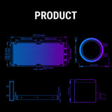 Ant Esports ICE Chroma ARGB 240mm CPU Liquid Cooler