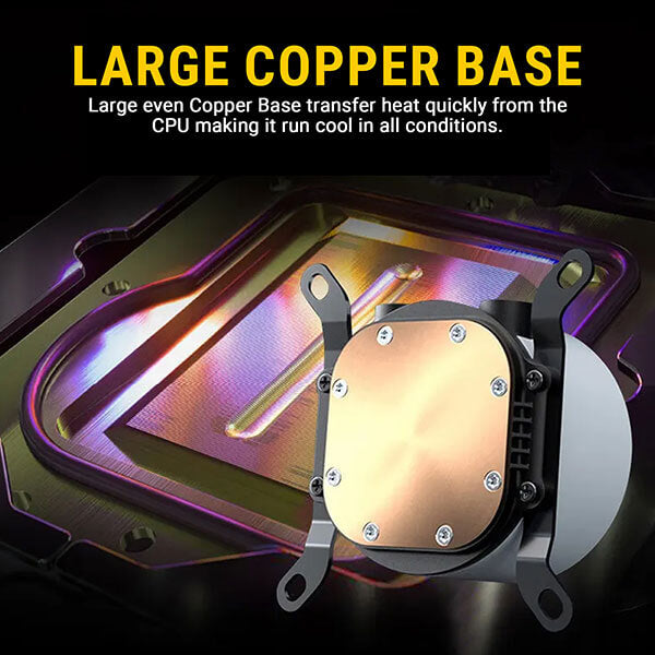 Ant Esports ICE-Flow 240 ARGB 240mm CPU Liquid Cooler
