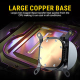 Ant Esports ICE-Flow 240 ARGB 240mm CPU Liquid Cooler