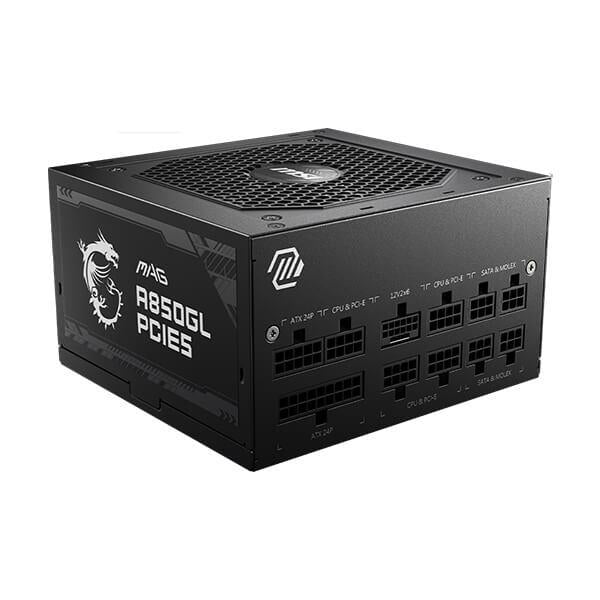 MSI MAG A850GL PCIE5 ATX 3.0 - 850 Watt 80 Plus Gold SMPS