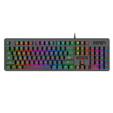 Dyaus Pro K509-1 - 104 Keys Rgb Wired Keyboard Without Side Led (Mechanical Feel)