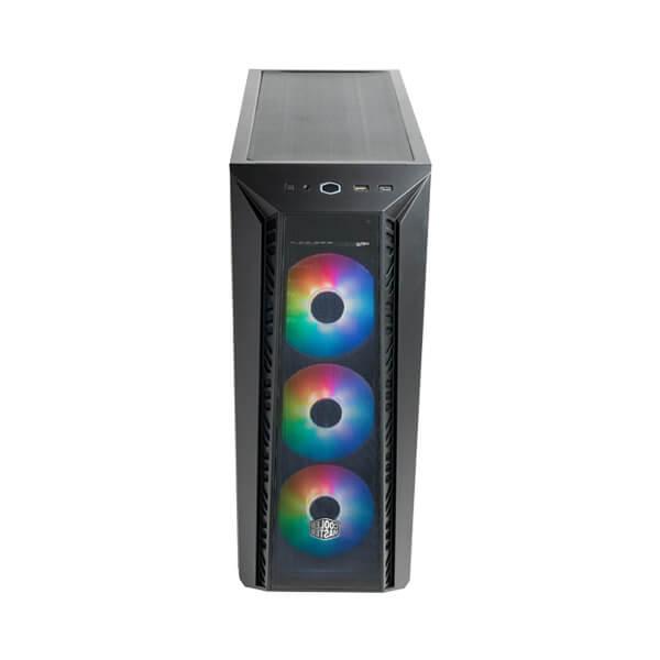 Cooler Master MasterBox MB520 Mesh ARGB (ATX) Mid Tower Cabinet (Black)