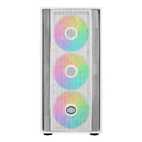 Cooler Master MasterBox 600 ARGB White E-ATX Mid Tower Case