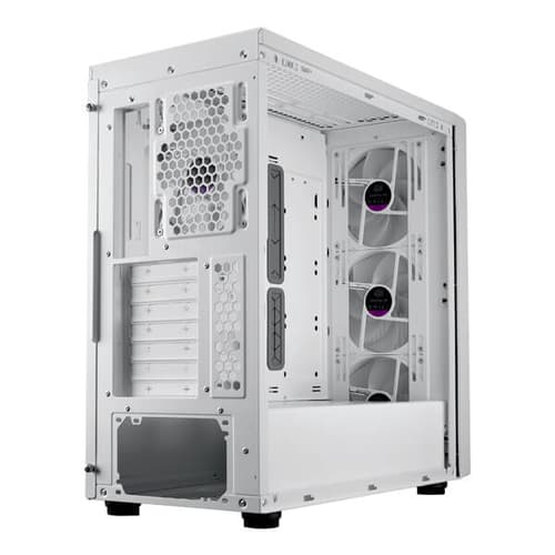 Cooler Master MasterBox 600 ARGB White E-ATX Mid Tower Case