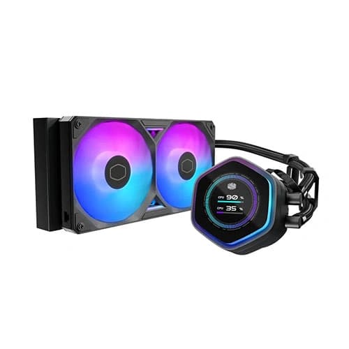 Cooler Master MasterLiquid Atmos II LCD 240mm ARGB CPU Liquid Cooler