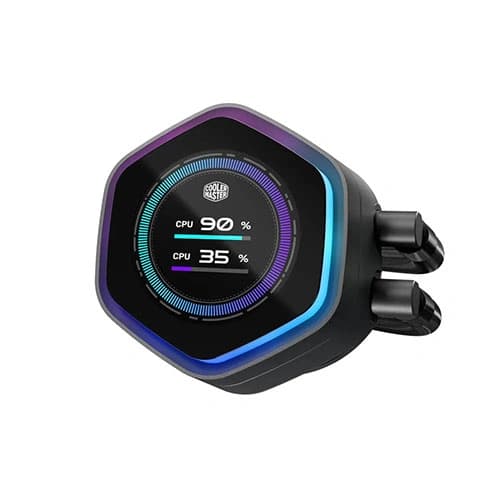 Cooler Master MasterLiquid Atmos II LCD 360mm ARGB CPU Liquid Cooler – Black