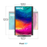 BENQ PD2770U 27" 4K Color Management Monitor for Graphic & Video Editing