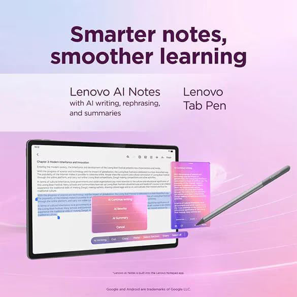 Lenovo Idea Tab Plus (12.1") 12GB 256GB Wi-Fi + Pen (ZAG70923IN)
