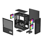 DeepCool CH360 Digital ARGB (M-ATX) Mini Tower Cabinet (Black)