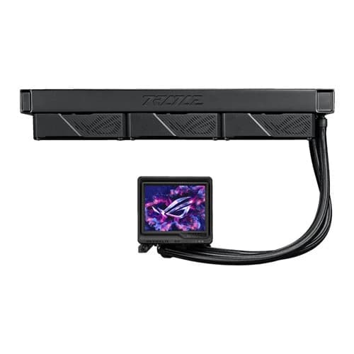 ASUS CPU AIO COOLER TRIPLE FAN 120MM WITH FULL COLOR LCD DISPLAY