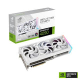 Asus ROG Strix RTX 4090 OC Edition White 24GB Gaming Graphics Card