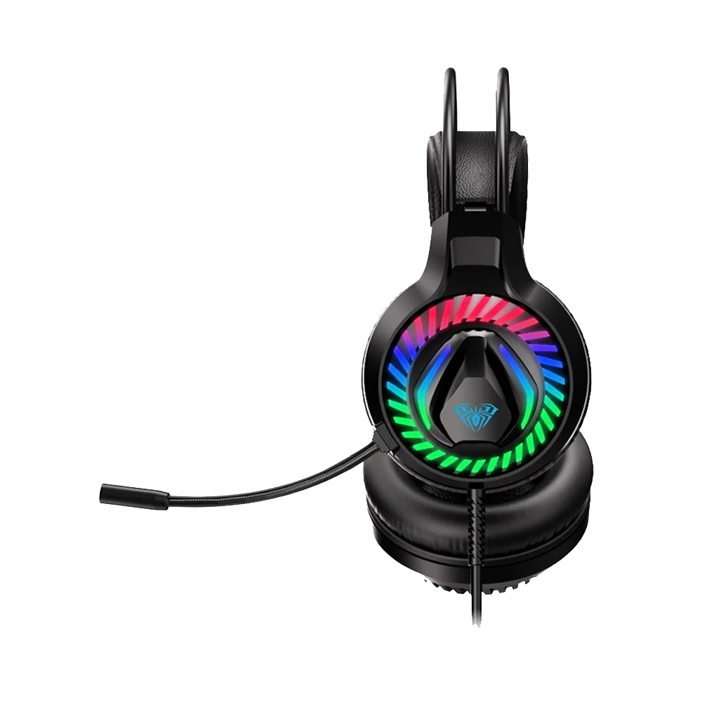 AULA S605 Wired RGB Gaming Headset (S605B)