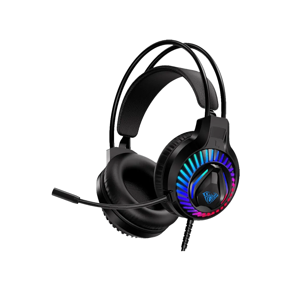 AULA S605 Wired RGB Gaming Headset (S605B)