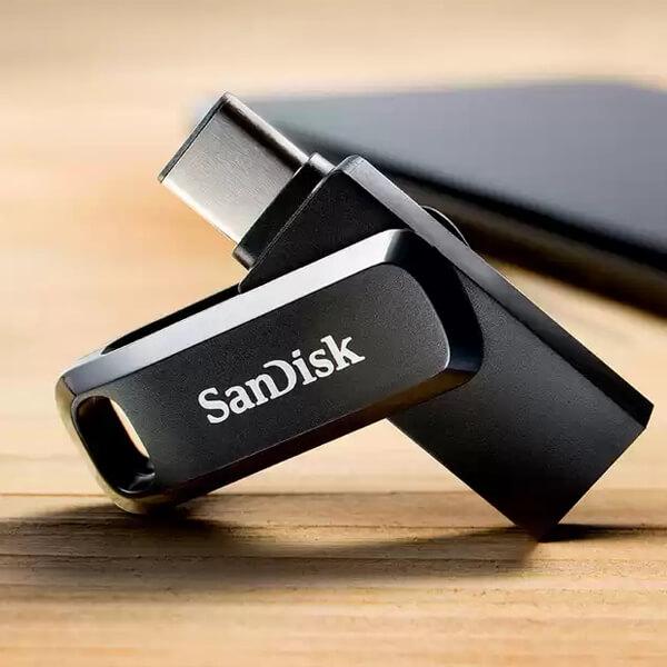 SanDisk Ultra Dual Drive Go 128GB Type-C OTG Pen Drive (Black)