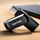 SanDisk Ultra Dual Drive Go 128GB Type-C OTG Pen Drive (Black)