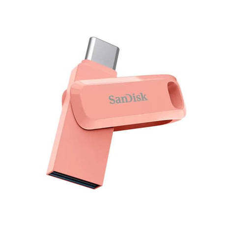 SanDisk Ultra Dual Drive Go 128GB Type-C OTG Pen Drive (Peach)
