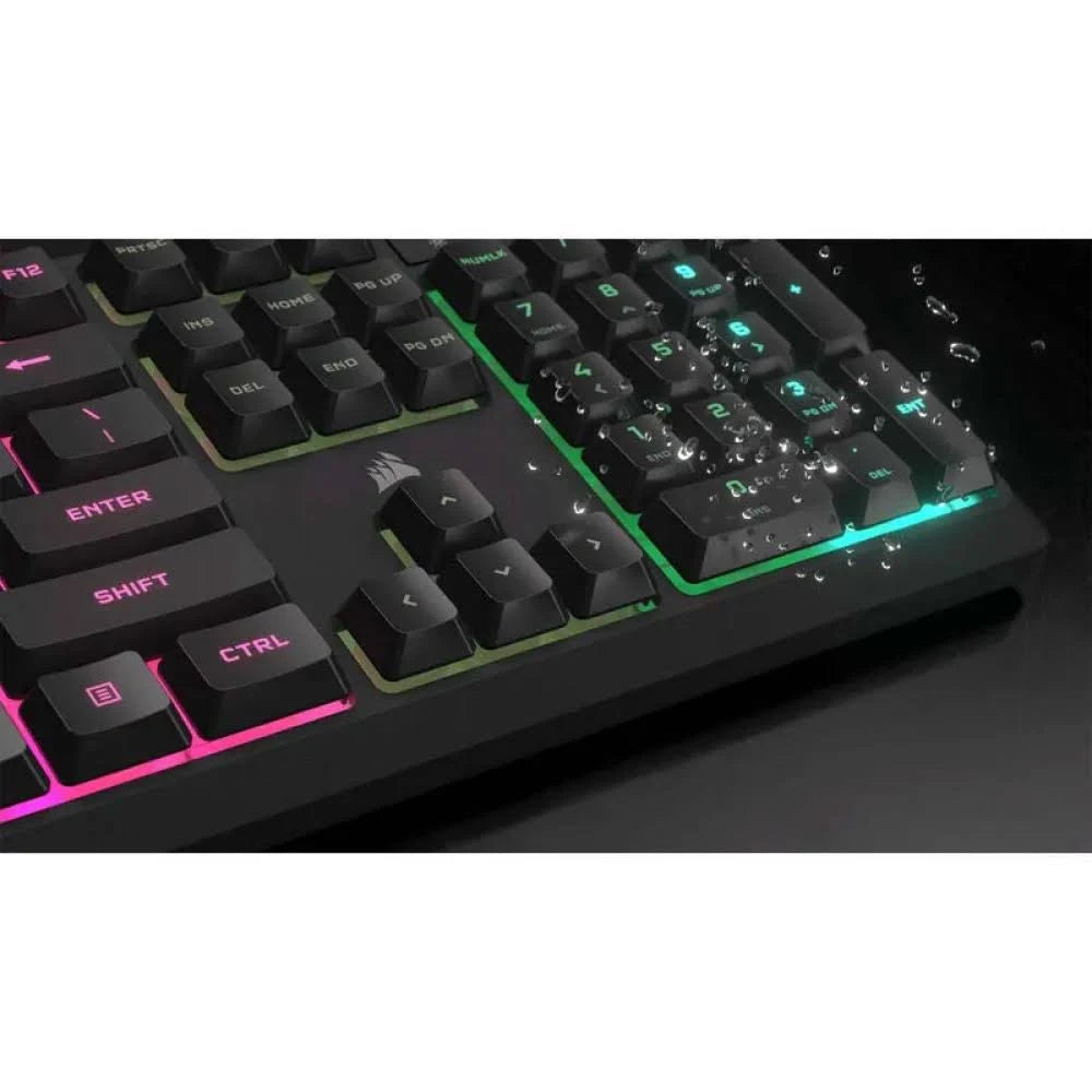 CORSAIR K55 CORE RGB Membrane Wired Gaming Keyboard (Black)