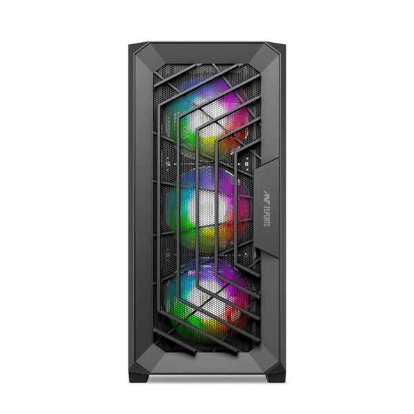 Ant Esports SX5 Auto RGB (ATX) Mid Tower Cabinet (Black)