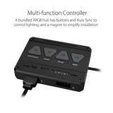 Asus TUF Gaming TF120 ARGB Black – 120mm Cabinet Fan with ARGB Controller (Triple Pack)