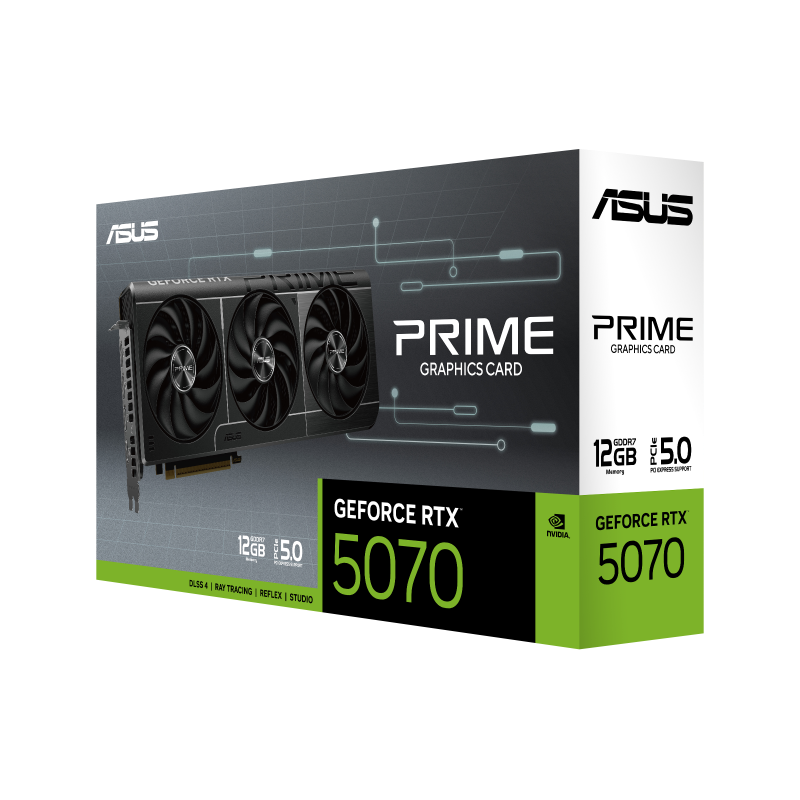 ASUS PRIME GeForce RTX™ 5070 12GB GDDR7